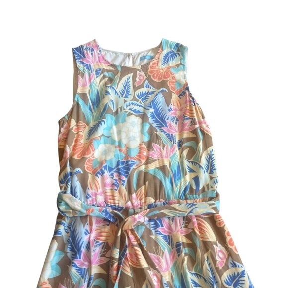 J. McLaughlin Rebekka Floral Print Jumpsuit Sleeveless Stretch Size Medium NWOT - Picture 3 of 13